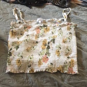 Floral crop top